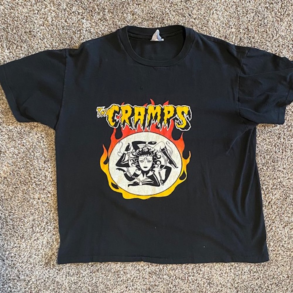 Vintage "The Cramps" 2-sided tee shirt